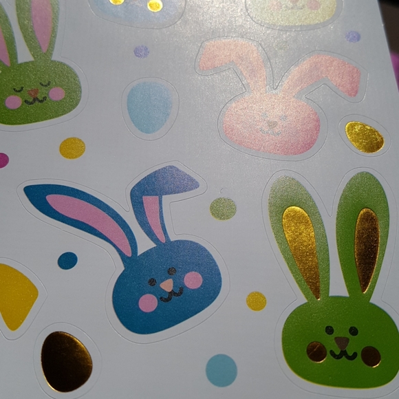 3/15$ 162 pcs Happy Easter Stickers (12 pages) - Picture 10 of 14